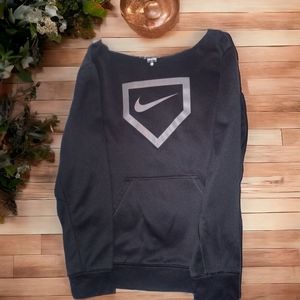 Nike dri fit hoody- scooped neck